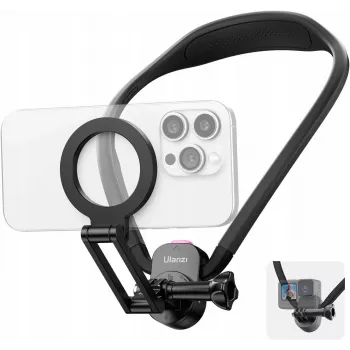 ULANZI MG14 suporte magnético de pescoço suporte POV para telemóvel GoPro DJI Insta360