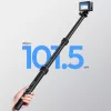 Braço mágico ULANZI VL03 com grampo super e braço articulado para bicicleta, barra, mesa, fixação de 1/4 de polegada, preto
