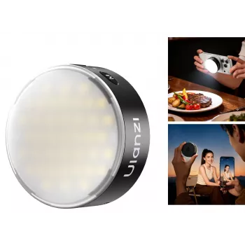 Flash LED magnético Ulanzi MFL01 para smartphone 10W Bluetooth MagSafe