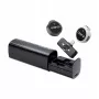 Sistema de microfone sem fios ULANZI A21/A056 com estojo de carregamento para dispositivos Lightning iOS - 2 emissores, alcance de 100m