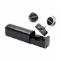 Sistema de microfone sem fios Ulanzi A21 2,4 GHz com dois microfones lavalier de clipe, recetor USB-C e estojo de carregamento