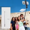 Pau de selfie e tripé ULANZI de 148 cm com rosca de 1/4 de polegada para smartphone e câmara TT24