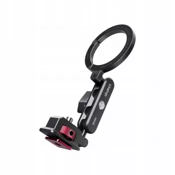 Suporte magnético para telemóvel ULANZI MA56 com braço articulado, compatível com MagSafe, rosca de 1/4 de polegada e sapata fria, preto