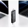 Leitor de cartões ULANZI CR3 3 em 1 SD/MicroSD/USB com ligações USB-C e USB-A