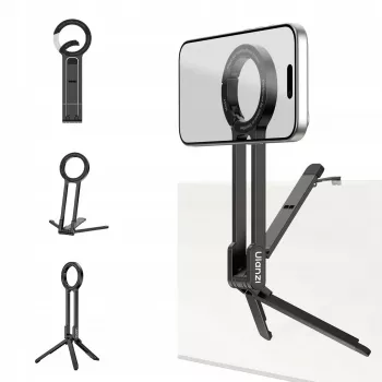 Suporte magnético para telemóvel com punho de tripé ULANZI MA57 com sapata fria para iPhone MagSafe