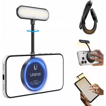 Ulanzi M10 L289 candeeiro LED flexível magnético MagSafe para telemóvel