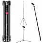 Ulanzi TT43II Mini tripé / tripé de iluminação - 43 cm, carga de 2 kg, preto