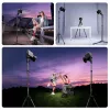 Ulanzi TT43II Mini tripé / tripé de iluminação - 43 cm, carga de 2 kg, preto