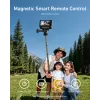TELESIN Pau de selfie tripé com comando Bluetooth 80m para GoPro Hero 13 12 11 10 9 Max Max2