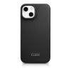 iCarer CE Capa tipo carteira em pele Premium para iPhone 14 Plus, fecho magnético, MagSafe, Preto (WMI14220715-BK)