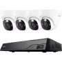 Reolink NVS8-12MD4 sistema de câmara de segurança NVR PoE 8 canais 12MP com 4 câmaras