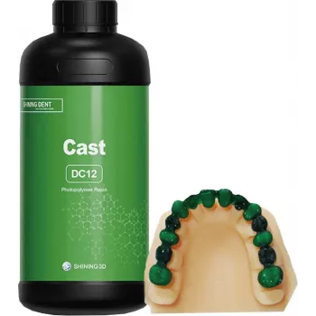 SHINING 3D DC12 resina dentária para fundição 1kg