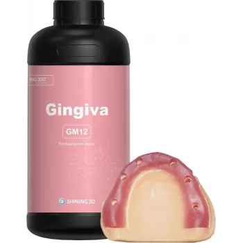SHINING GM12 máscara gengival dentária 1kg resina 3D