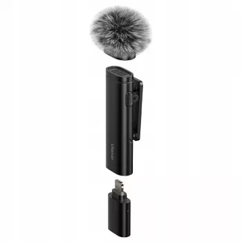 ULANZI WM-10-I microfone lavalier sem fios Lightning