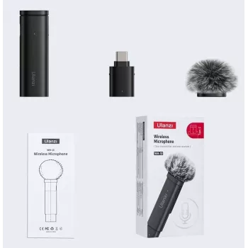 ULANZI WM-10-T sistema de microfone sem fios USB-C