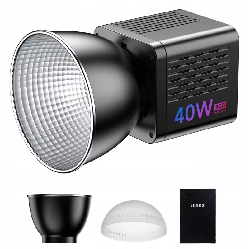 Ulanzi L024 luz de vídeo LED RGB bi-color 40W com fixação de 1/4