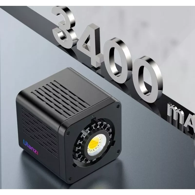 Ulanzi L024 luz de vídeo LED RGB bi-color 40W com fixação de 1/4