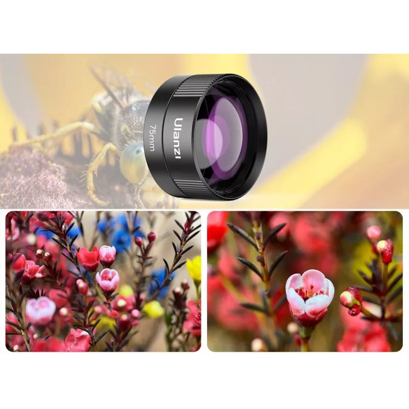 Ulanzi CL-003 objetiva macro 75mm para smartphone