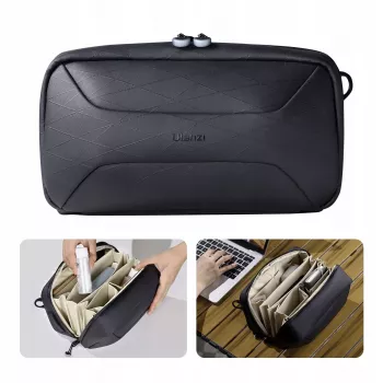 Ulanzi BT02 bolsa de armazenamento multifuncional / capa protetora para acessórios de câmara, cosmética, preto