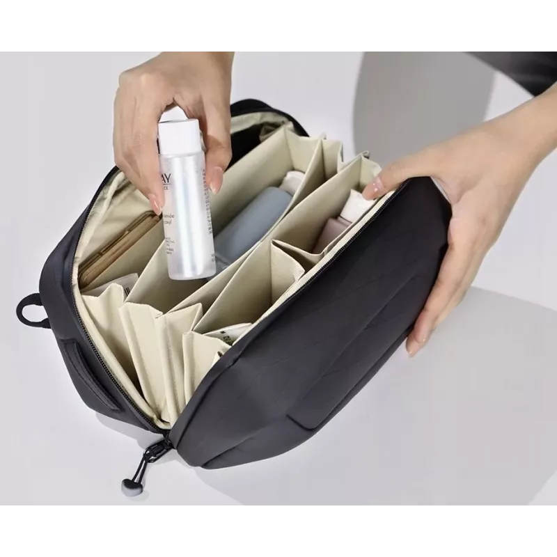 Ulanzi BT02 bolsa de armazenamento multifuncional / capa protetora para acessórios de câmara, cosmética, preto