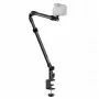 Ulanzi ZJ02 Super Clamp / Crab Clamp com roscas de 1/4 polegadas e 3/8 polegadas, liga de alumínio, preto
