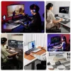 Consola Ulanzi Stream Deck D200 - 15 teclas programáveis, 3 botões rotativos, retroiluminação RGB, USB-C, switches mecânicos hot-swappable
