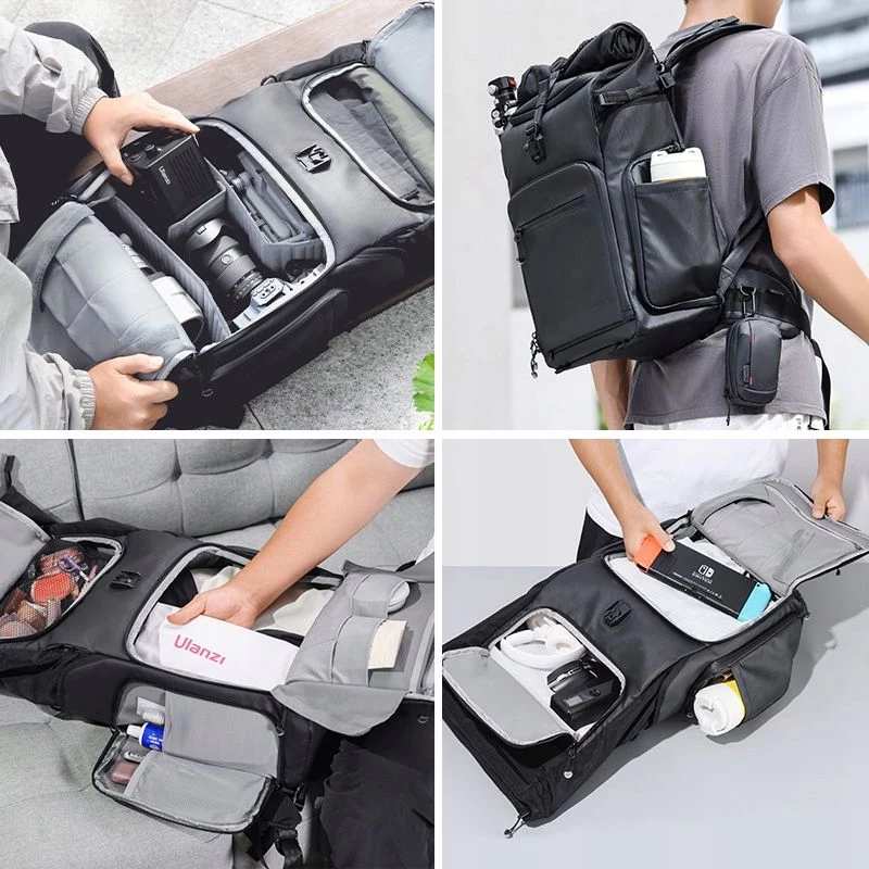 Ulanzi BT01 mochila fotográfica roll-top de 32L