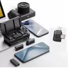 Adaptador Lightning Ulanzi A100 para microfone em iPhone 14 13 12 11 X 8
