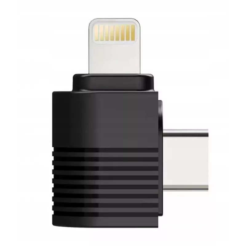 Adaptador Lightning Ulanzi A100 para microfone em iPhone 14 13 12 11 X 8