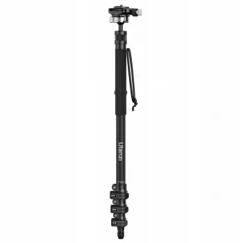 Monopé profissional em fibra de carbono ULANZI TT35 130 cm com cabeça fluida para câmara DSLR