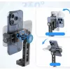 Suporte de tripé para telefone Ulanzi MA53 360° com 2x cold shoe, Arca-Swiss, rosca de 1/4 polegadas e 3/8 polegadas