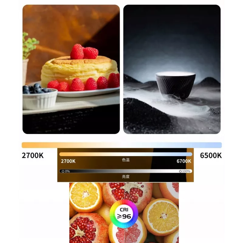 Luz de vídeo LED bi-color Ulanzi AL60-WB 60W 2700K-6500K