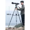 Sistema de tripé de vídeo profissional ULANZI T047 carga 25kg altura 149,5cm tigela 75mm