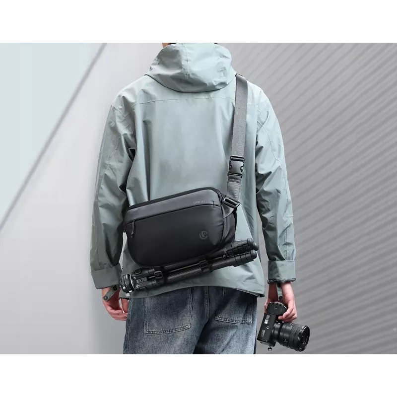Mala sling de viagem Ulanzi PB038 V2 - preto, 7L, repelente à água