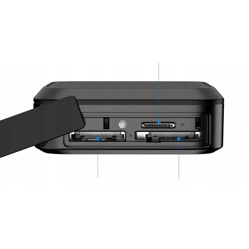 Estojo para cartões de memória Ulanzi CRC10 13 slots + leitor de cartões 3-em-1 10 Gbps CFexpress Type A SD microSD