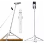 Pau de selfie com tripé Ulanzi TT88 com disparador remoto Bluetooth e luz de preenchimento, branco