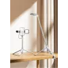 Pau de selfie com tripé Ulanzi TT88 com disparador remoto Bluetooth e luz de preenchimento, branco