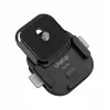 Correia de pescoço e ombro para câmara Ulanzi UKA06 com placa de libertação rápida, compatível com Arca-Swiss, parafuso de 1/4 polegadas-20, preto