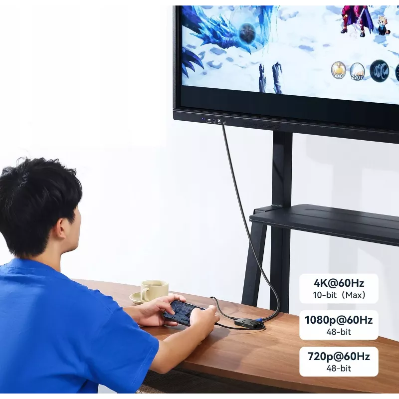 Hub USB-C 4-em-1 ULANZI H1 com HDMI 4K e 3x USB-C PD 3.0 10Gbps