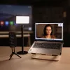 Luz de preenchimento de vídeo LED RGB ULANZI K6500 9W com fixação magnética, controlo por app Bluetooth, ecrã OLED