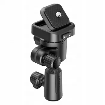 Adaptador de montagem de libertação rápida ULANZI F38 com pino de 16 mm e encaixe de pino de 12 mm, parafuso de 1/4 polegadas-20, preto