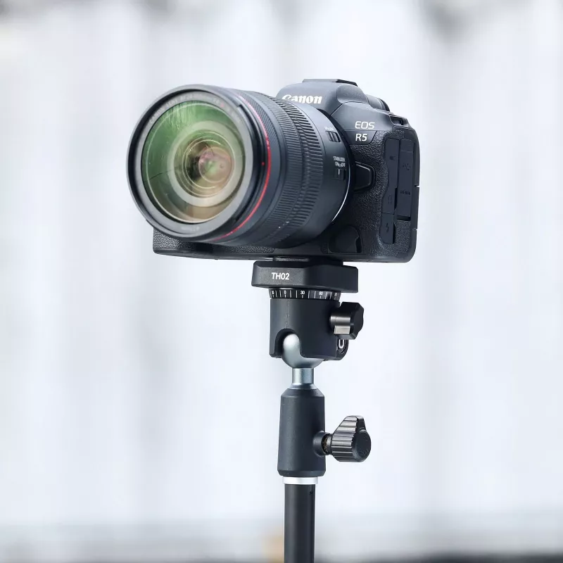 Adaptador de montagem de libertação rápida ULANZI F38 com pino de 16 mm e encaixe de pino de 12 mm, parafuso de 1/4 polegadas-20, preto