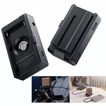 Placa de alimentação USB-C PD ULANZI PA03 para baterias Sony série NP-F