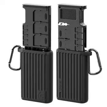 Leitor de cartões USB-C 3.1 Gen 1 SD/MicroSD Ulanzi MCR-01 - cinzento sideral