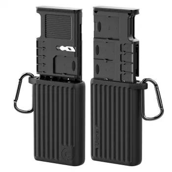 Leitor de cartões USB-C 3.1 Gen 1 SD/MicroSD Ulanzi MCR-02 - cinzento sideral