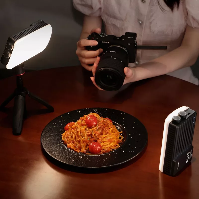 ULANZI PL25 luz de vídeo LED Bi-Color 25W com 2700K-6500K, USB-C PD, ecrã OLED, bateria de 5000mAh