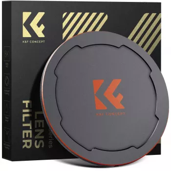 K&F Concept M-Cap tampa de objetiva magnética 86mm preto