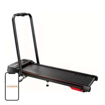 ACEZOE P12 passadeira elétrica dobrável (preto e vermelho)