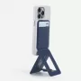 Moft Movas Snap Tripod MagSafe carteira e suporte magnéticos para telemóvel - azul-marinho