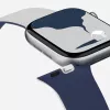 Pulseira reversível Moft Snap Duo para Apple Watch 1-5/6/7/8/9/10/11/SE/SE 2/SE 3/Ultra/Ultra 2/Ultra 3 (42/44/45/46/49 mm) Navy Blue / Misty Cove